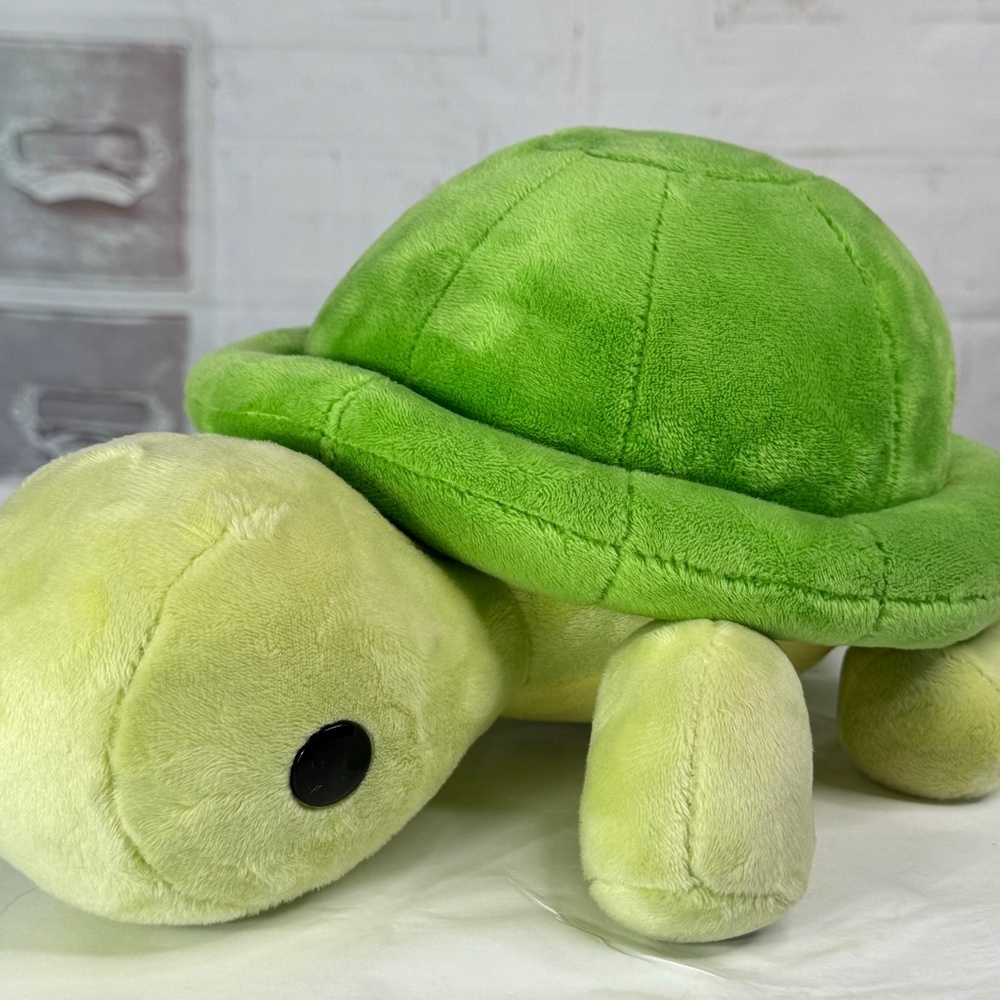 Bellzi Green Turtle Stuffed Animal Plush Toy 11 inches